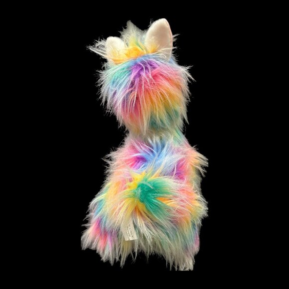 New Ganz Plush LONZO LLAMA 12" Rainbow Stuffed Alpaca Animal, Plush Kids Toy - Picture 3 of 4